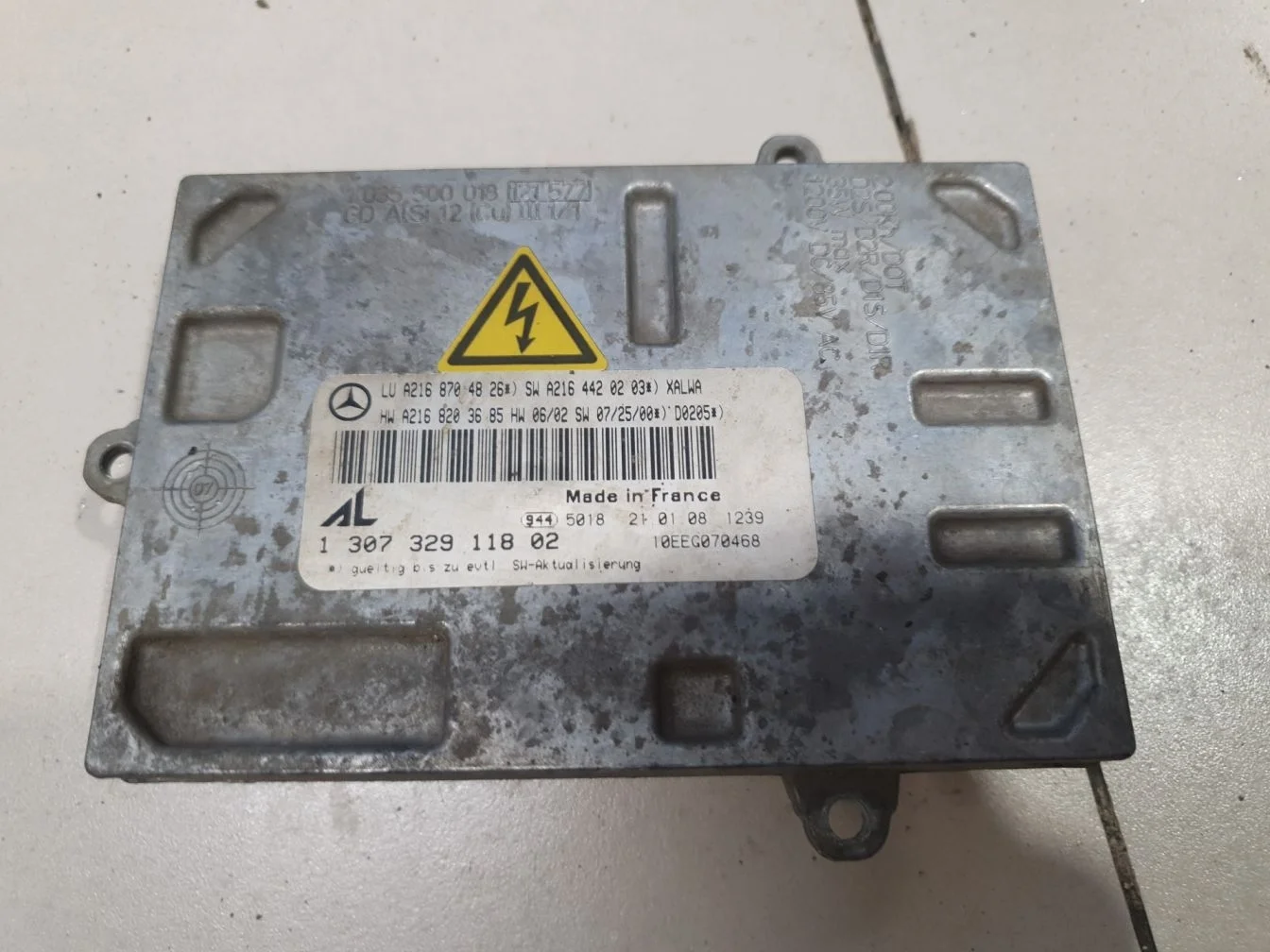 Блок ксеноновой лампы для Mercedes S-klasse W221 2005-2013