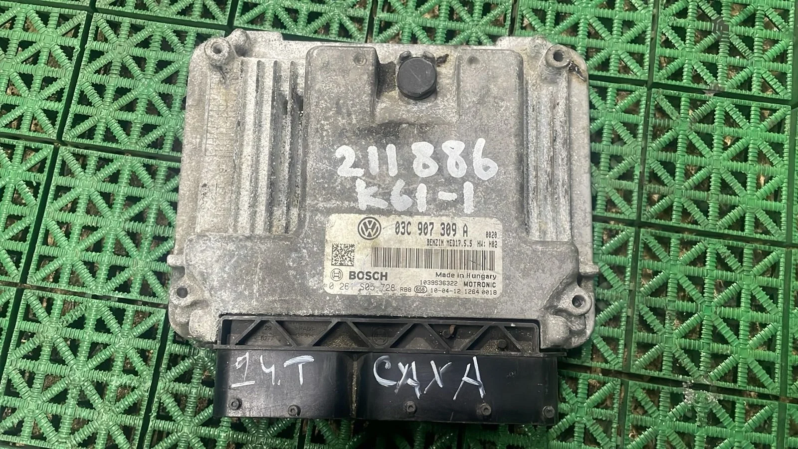 Блок управления двигателя ДВС ЭБУ VOLKSWAGEN GOLF 6 1,4 CAXA б/у GOLF 6(2009-2013)