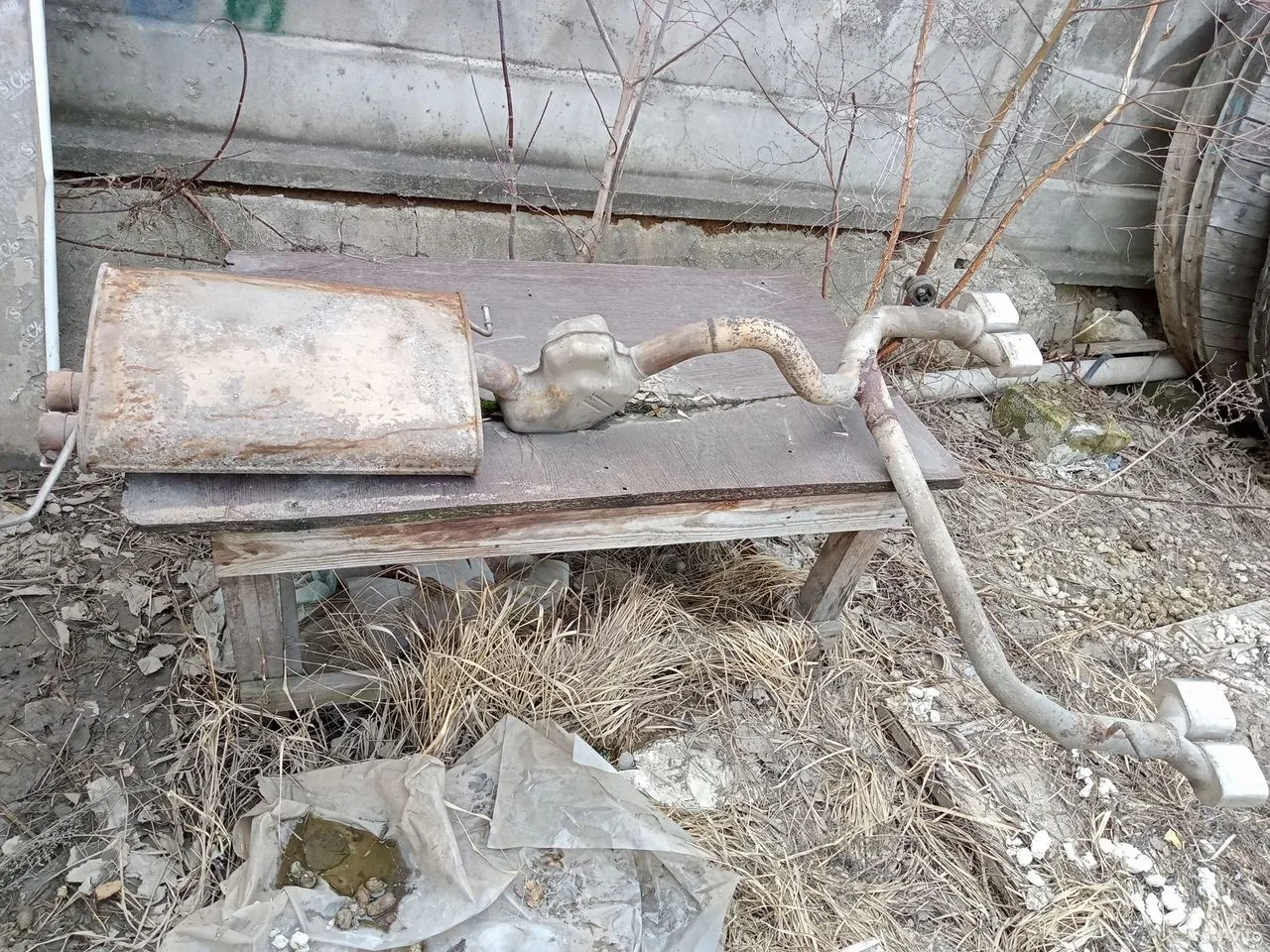 Раздвоенный выхлоп мерседес w163
