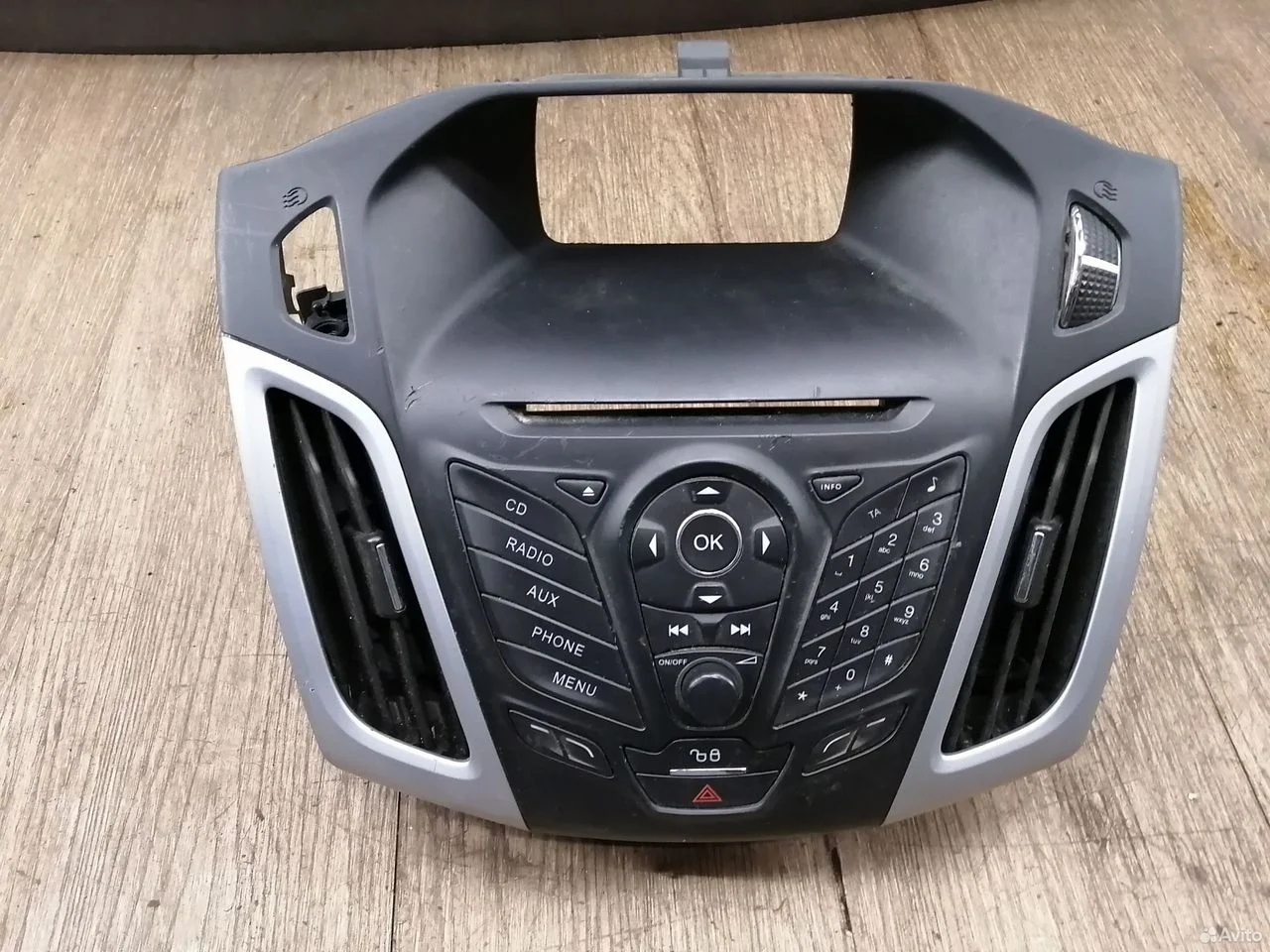 Блок управления магнитолой am5t18k811bd ford focus