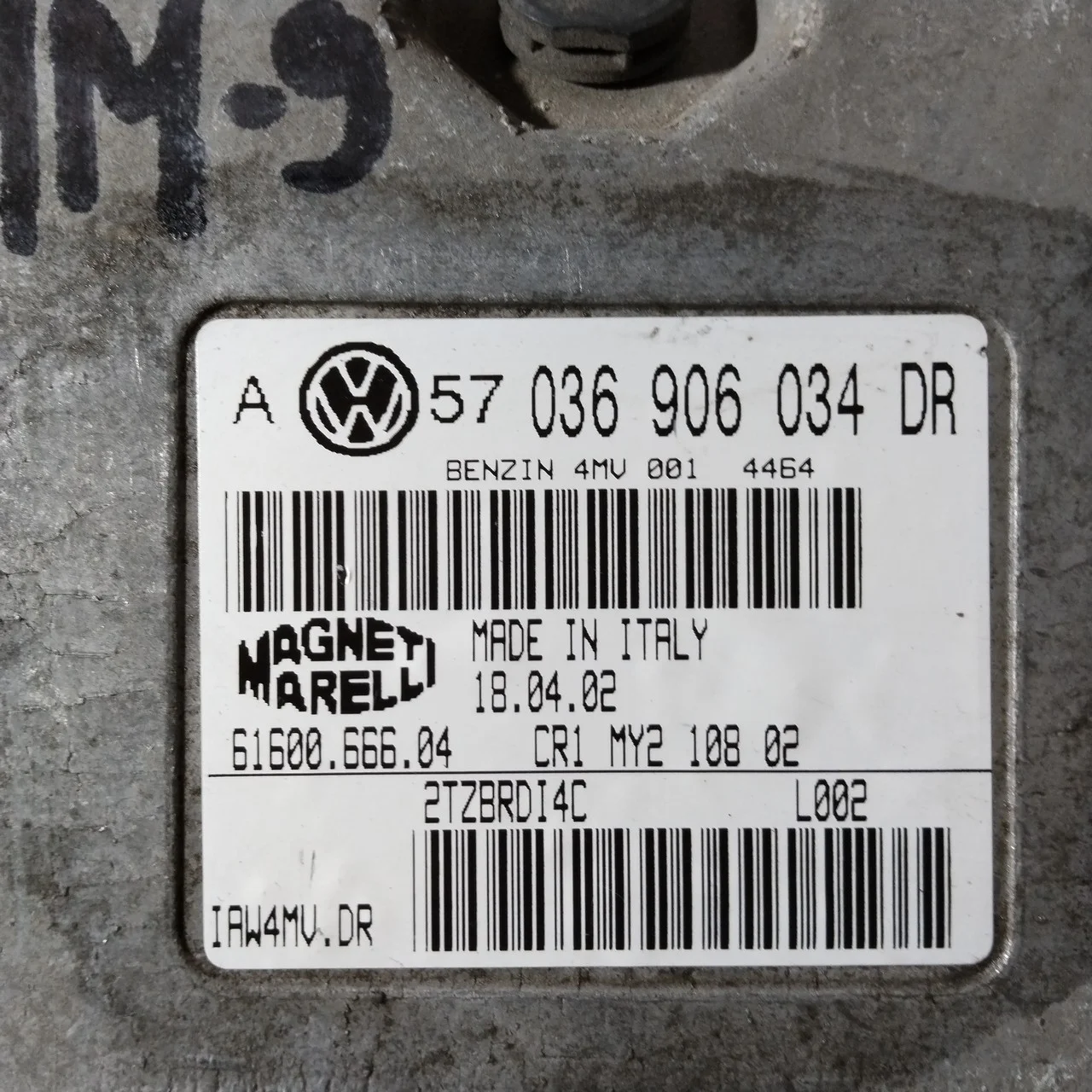 Блок управления двигателем Volkswagen Bora V