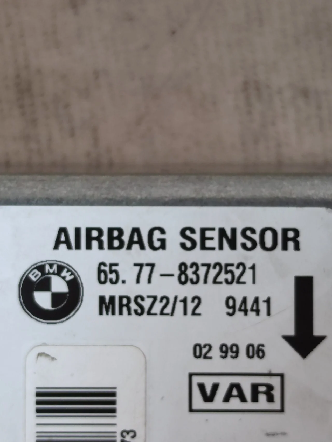 Блок управления подушками безопасности BMW 3 E46