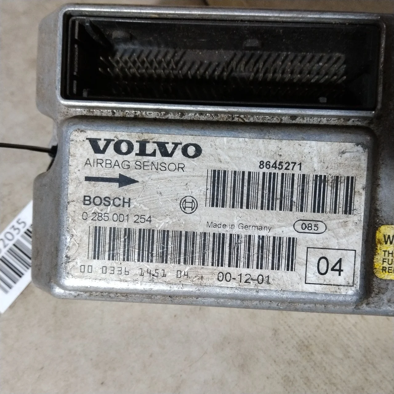 Блок управления подушками безопасности Volvo S60 I