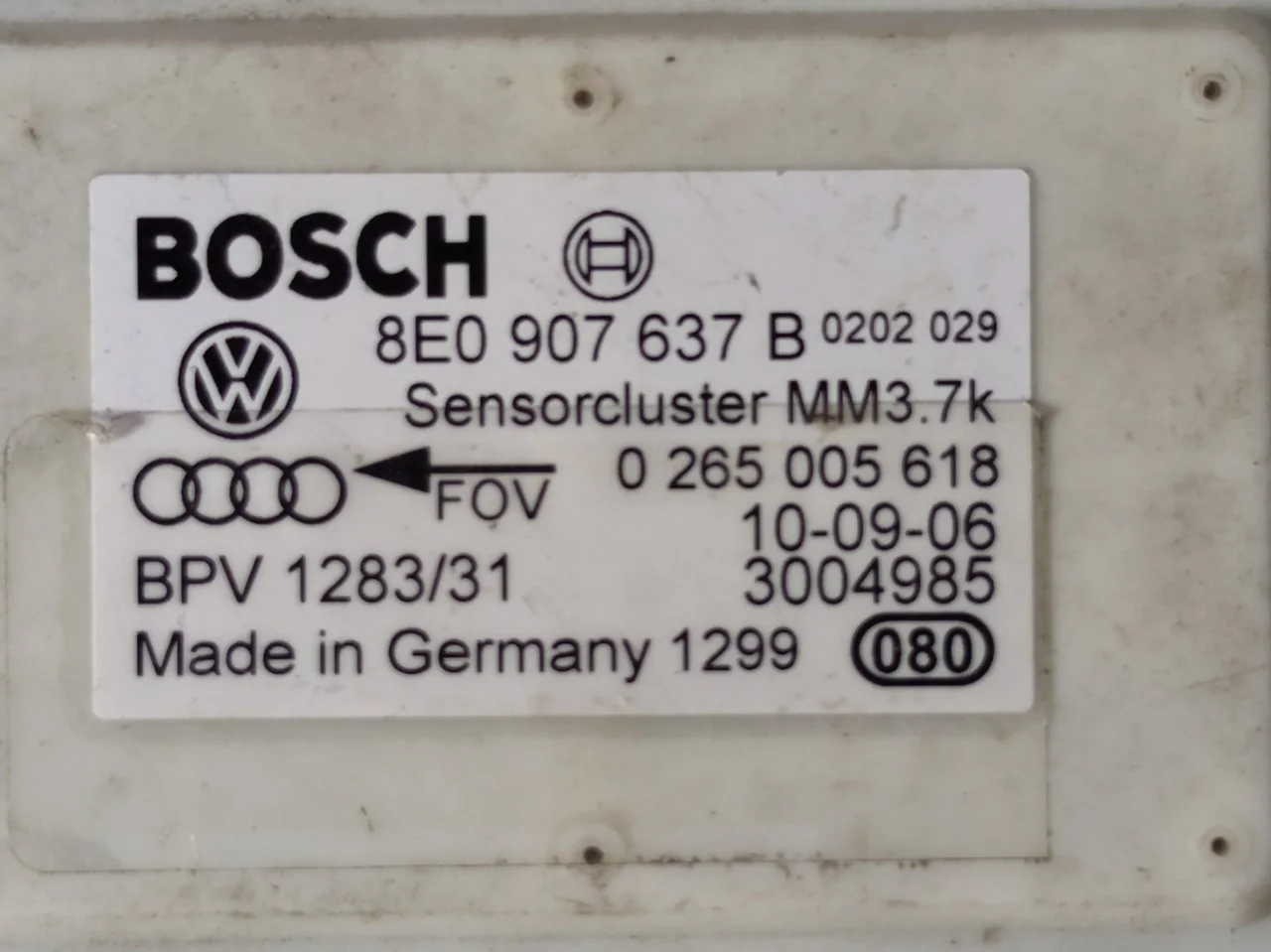 Датчик ускорения Audi A4 B7