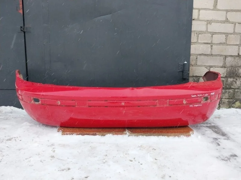Бампер Skoda Fabia 1 2000 6Y9807421 6Y3, задний