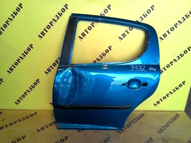 Дверь задняя левая Peugeot 207 2006-2013 9006N2