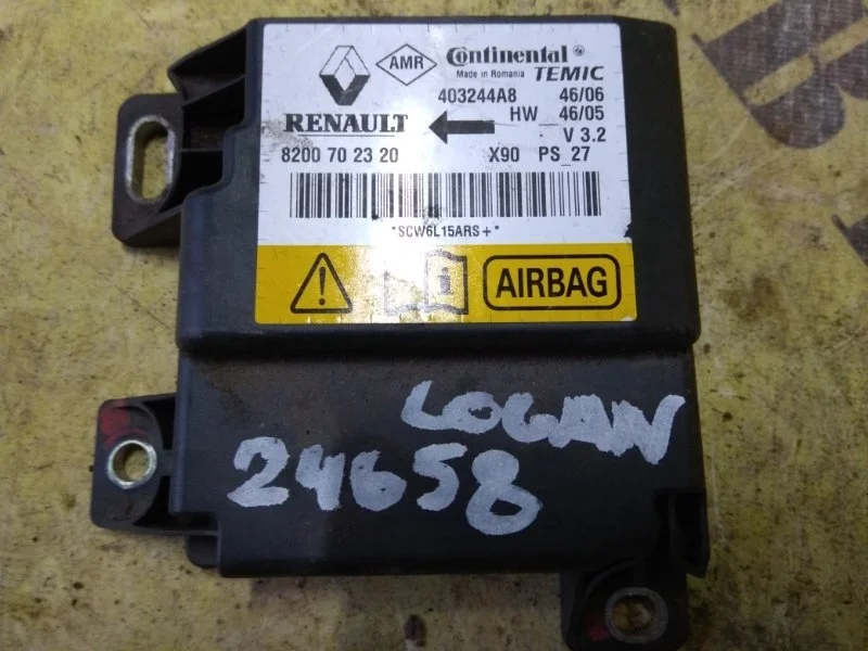 Блок управления AIR BAG SRS Renault Logan 2005-2014 8200702320