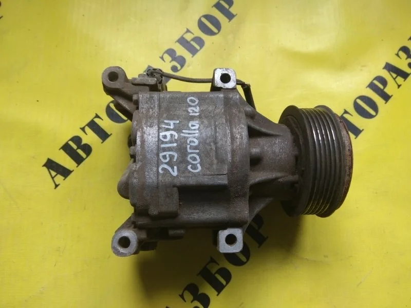 Компрессор кондиционера Toyota Corolla 120 2001-2006 2006 4472206353 ХЭТЧБЕК 1.6 3ZZ-FE 110 Л/С
