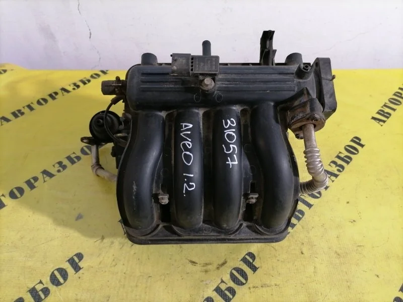 Коллектор впускной Chevrolet Aveo T250 2005-2011 2011 96563905 СЕДАН 1.2 B12D1 84 Л/С