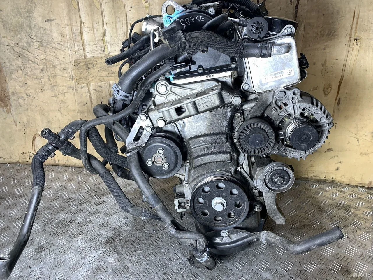 Двигатель cbz 1.2 tfsi vw caddy touran skoda