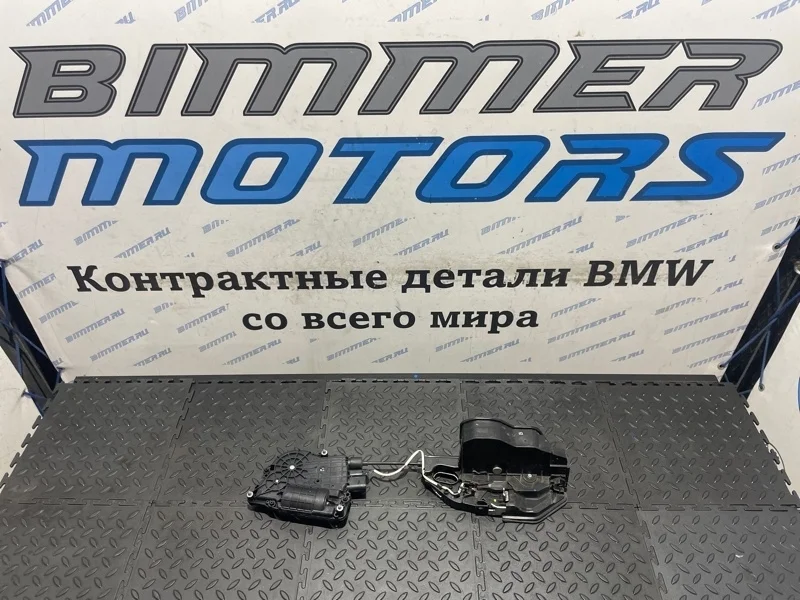 Замок с доводчиком Bmw 750Li 2013 51217185689 F02 N63B44B, передний левый