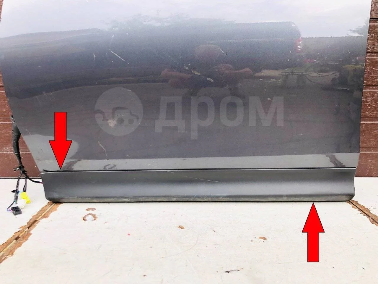 Молдинг передней левой двери Тойота Рав 4 ха40 13-15г