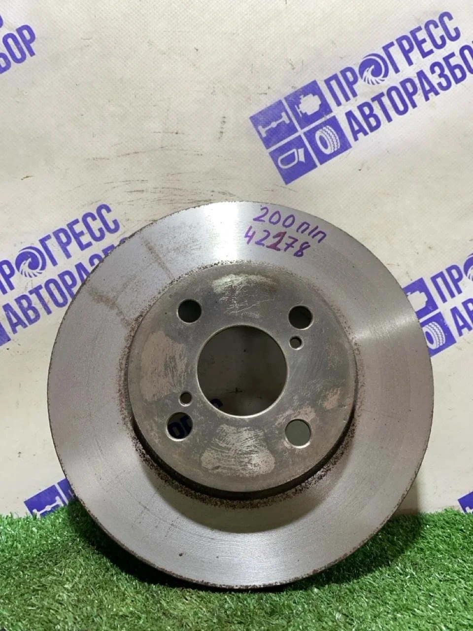 Тормозной диск Toyota Corolla 2004 4351202070 УНИВЕРСАЛ 1.6 3ZZFE, передний правый