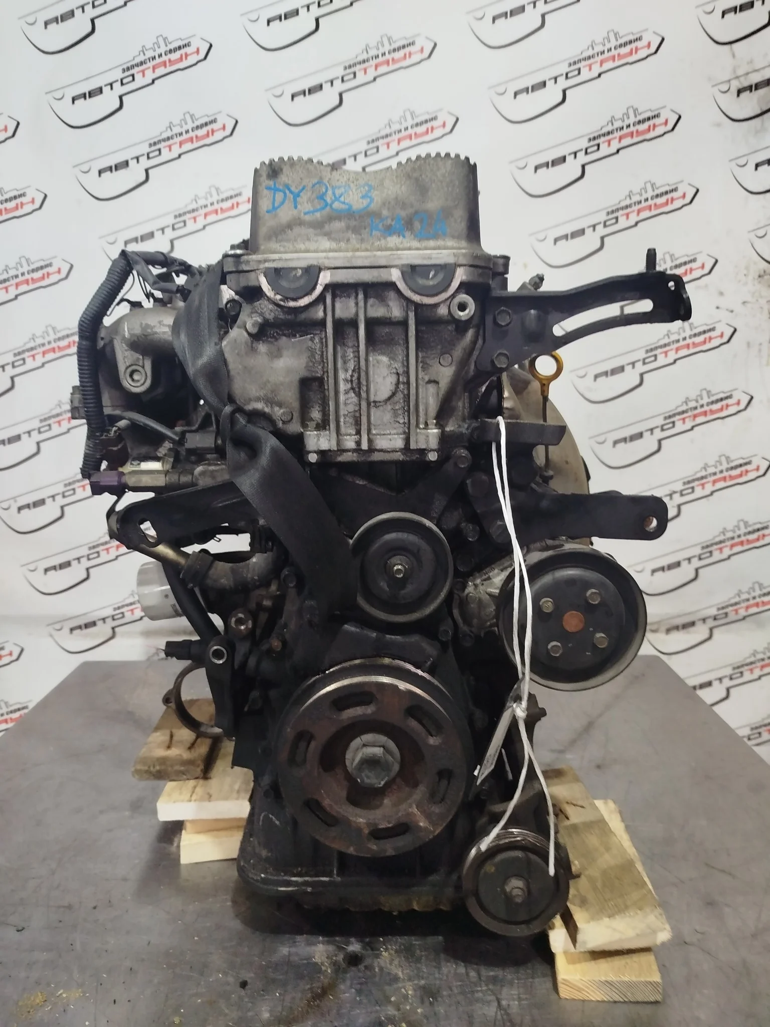 Двигатель NISSAN KA24-DE BASSARA PRESAGE JU30 U30 2WD 1010BAD550 DY383-853307X