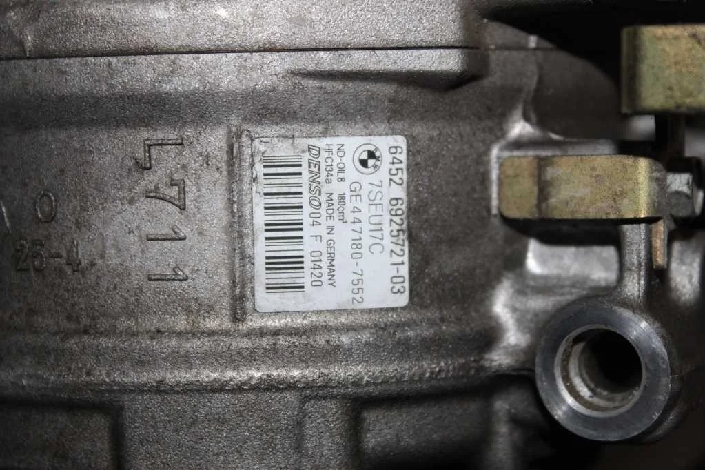 КОМПРЕССОР КОНДИЦИОНЕРА BMW ... M57D30 306D5 N62B36A N62B40A N62B44A N62B48A N73B60A 5-SERIES 7-SERIES X6 E60 E61 E65 E66 E67 F16 64509175481 4711483
