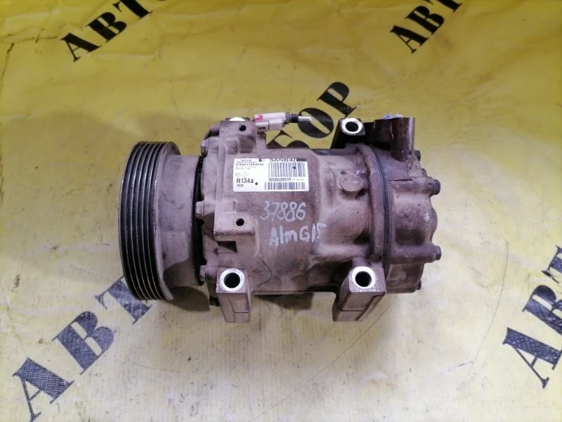 Компрессор кондиционера Nissan Almera (G15) 2013-2018 926000097R СЕДАН 1.6 K4M 102Л/С