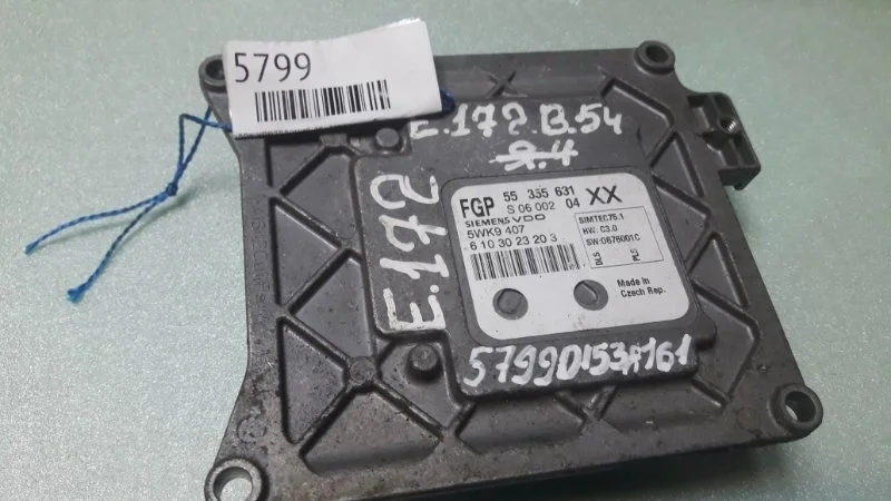 Блок управления двигателем, эбу Opel Astra H 2004-2014 55355631 1.8 Z18XER