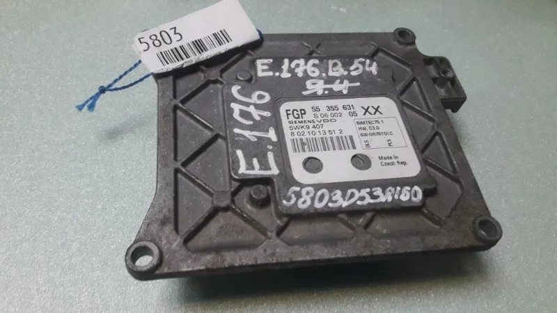 Блок управления двигателем, эбу Opel Astra H 2004-2014 55355631 1.8 Z18XER