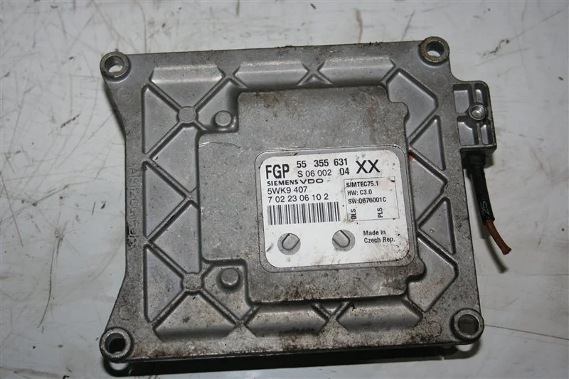 Блок управления двигателем, эбу Opel Vectra C 2005-2008 55355631 1.8 Z18XER