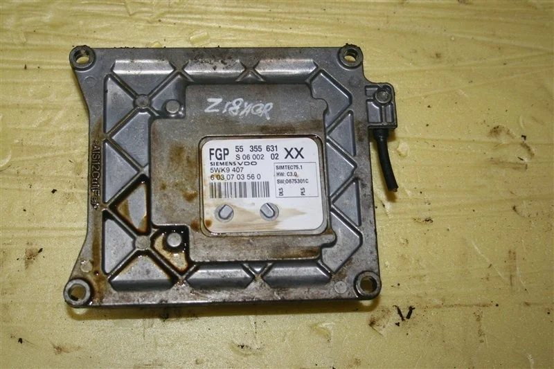 Блок управления двигателем, эбу Opel Vectra C 2005-2008 55355631 1.8 Z18XER