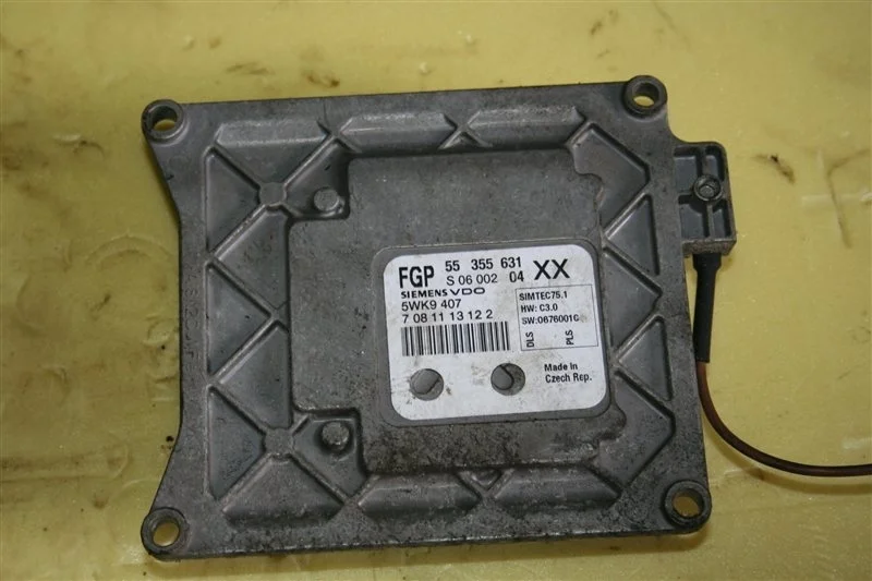 Блок управления двигателем, эбу Opel Vectra C 2005-2008 55355631 1.8 Z18XER