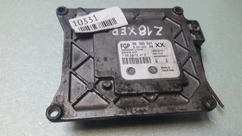 Блок управления двигателем, эбу Opel Astra H 2004-2014 55355631 1.8 Z18XER