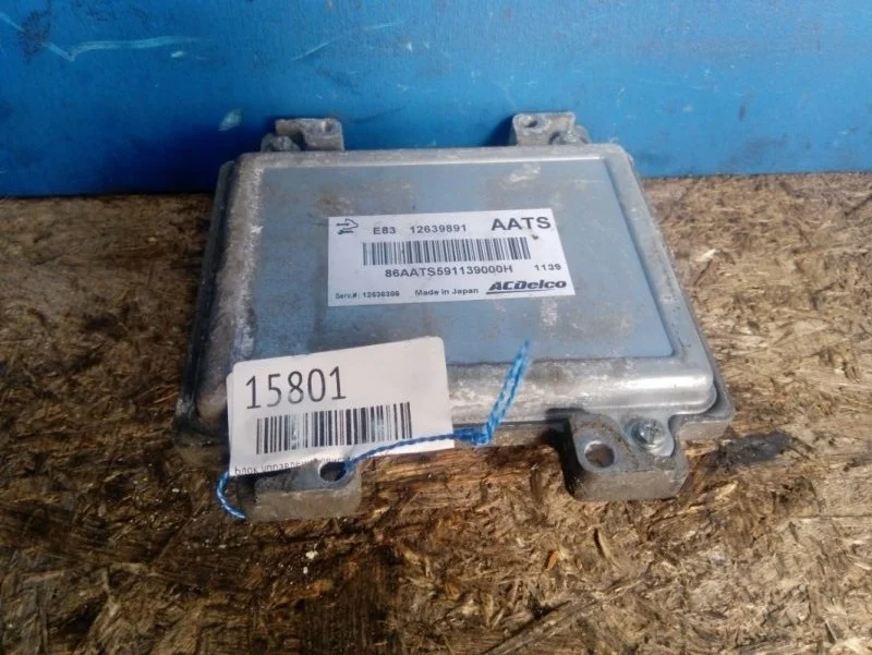 Блок управления двигателем, эбу Opel Astra J 2009-2016 12639891 1.6 A16XER