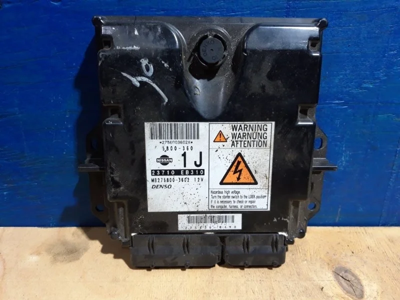 Блок управления двигателем, эбу Nissan Navara D40 2005-2010 23710EB310 2.5 YD25