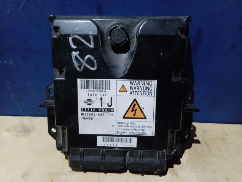 Блок управления двигателем, эбу Nissan Navara D40 2005-2010 23710EB310 2.5 YD25