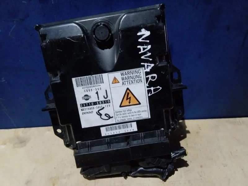 Блок управления двигателем, эбу Nissan Navara D40 2005-2010 23710EB310 2.5 YD25