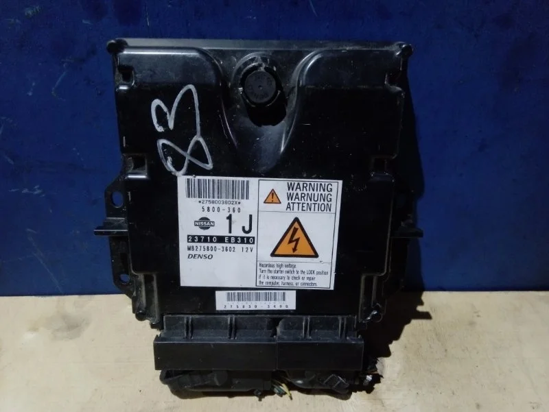 Блок управления двигателем, эбу Nissan Navara D40 2005-2010 23710EB310 2.5 YD25