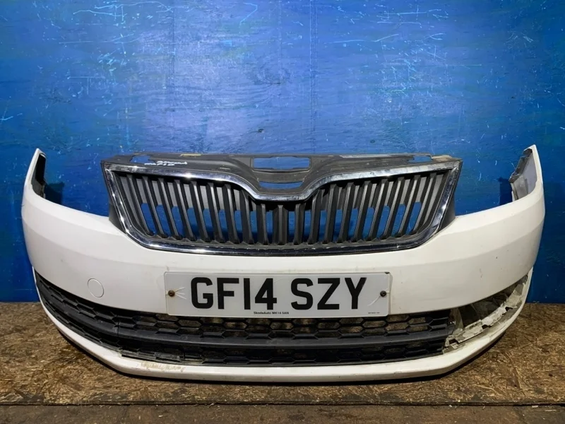 Бампер Skoda Rapid 2012-2019 5JA807221, передний