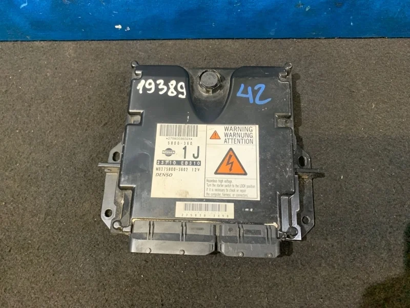Блок управления двигателем, эбу Nissan Navara D40 2005-2014 23710EB310 2.5 YD25