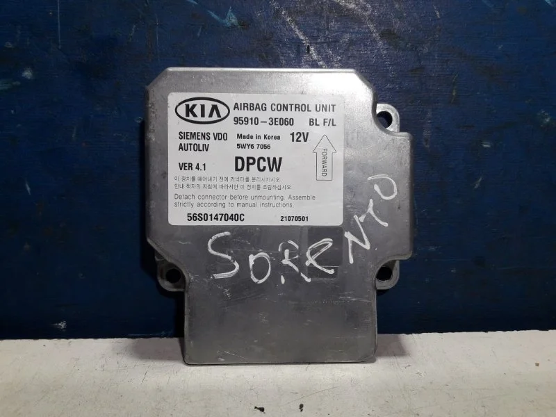 Блок управления AIR BAG Kia Sorento 1 Bl 2002-2009 959103E060, передний левый