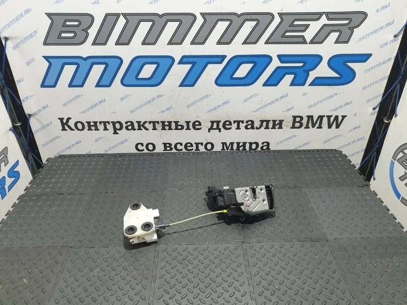 Замок с доводчиком Bmw X5 2014 51217281948 F15 N63B44B, передний правый