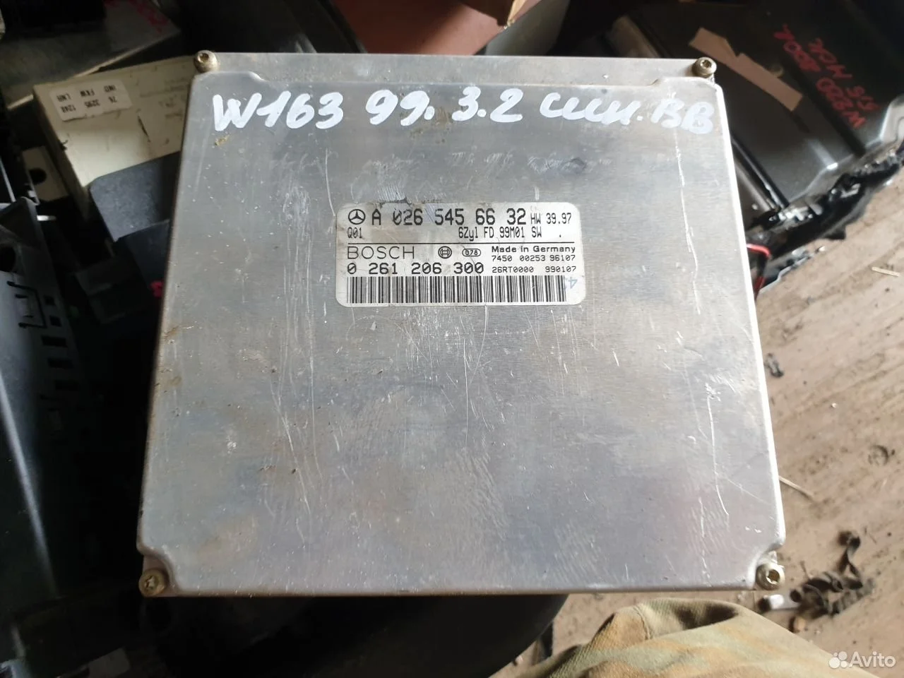 Блок управления двигателем a0265456632 w163 m ml