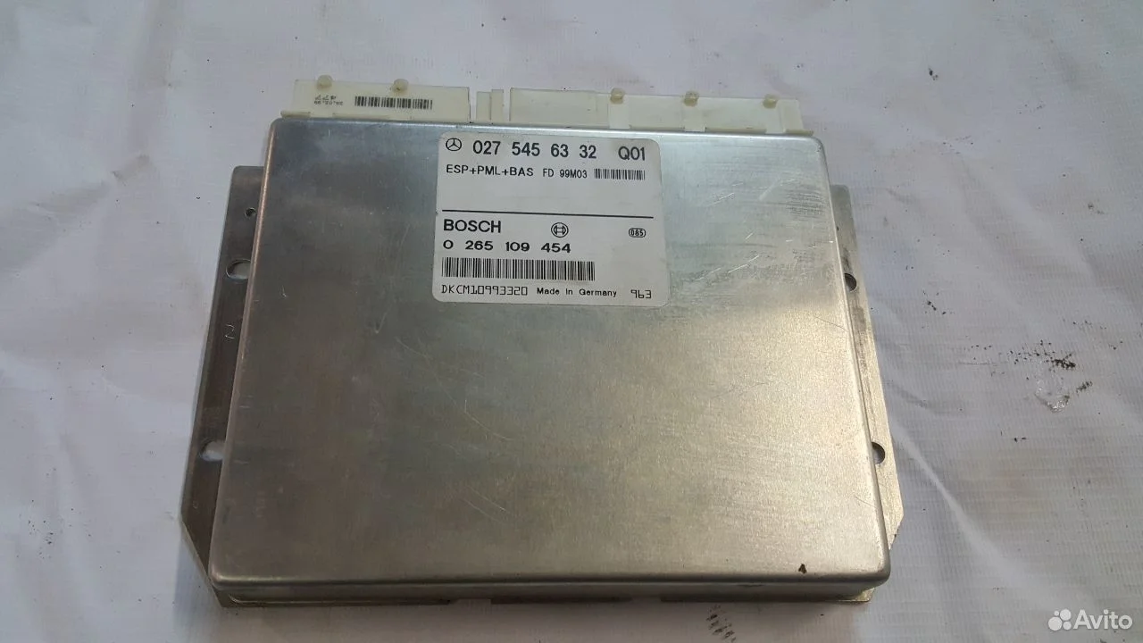 Блок управления esp мерседес w220 0275456332 q01