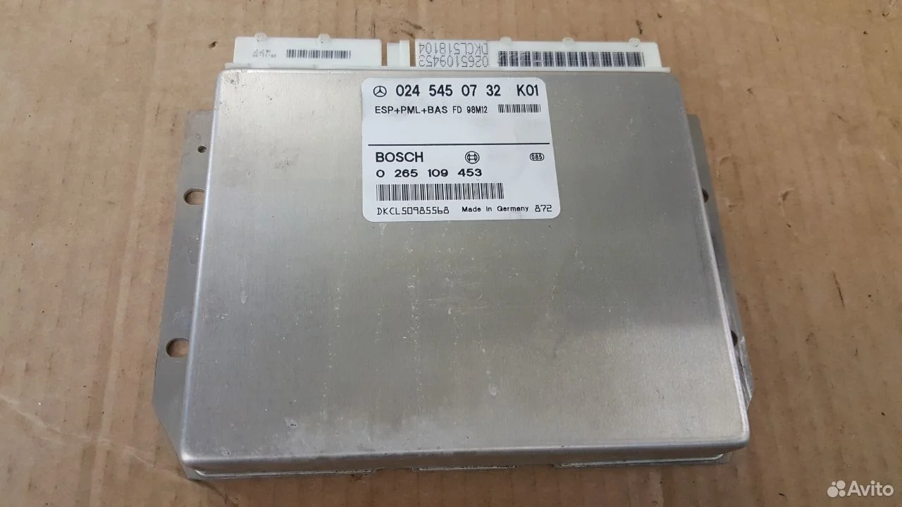 Блок управления esp мерседес w220 0245450732 k01