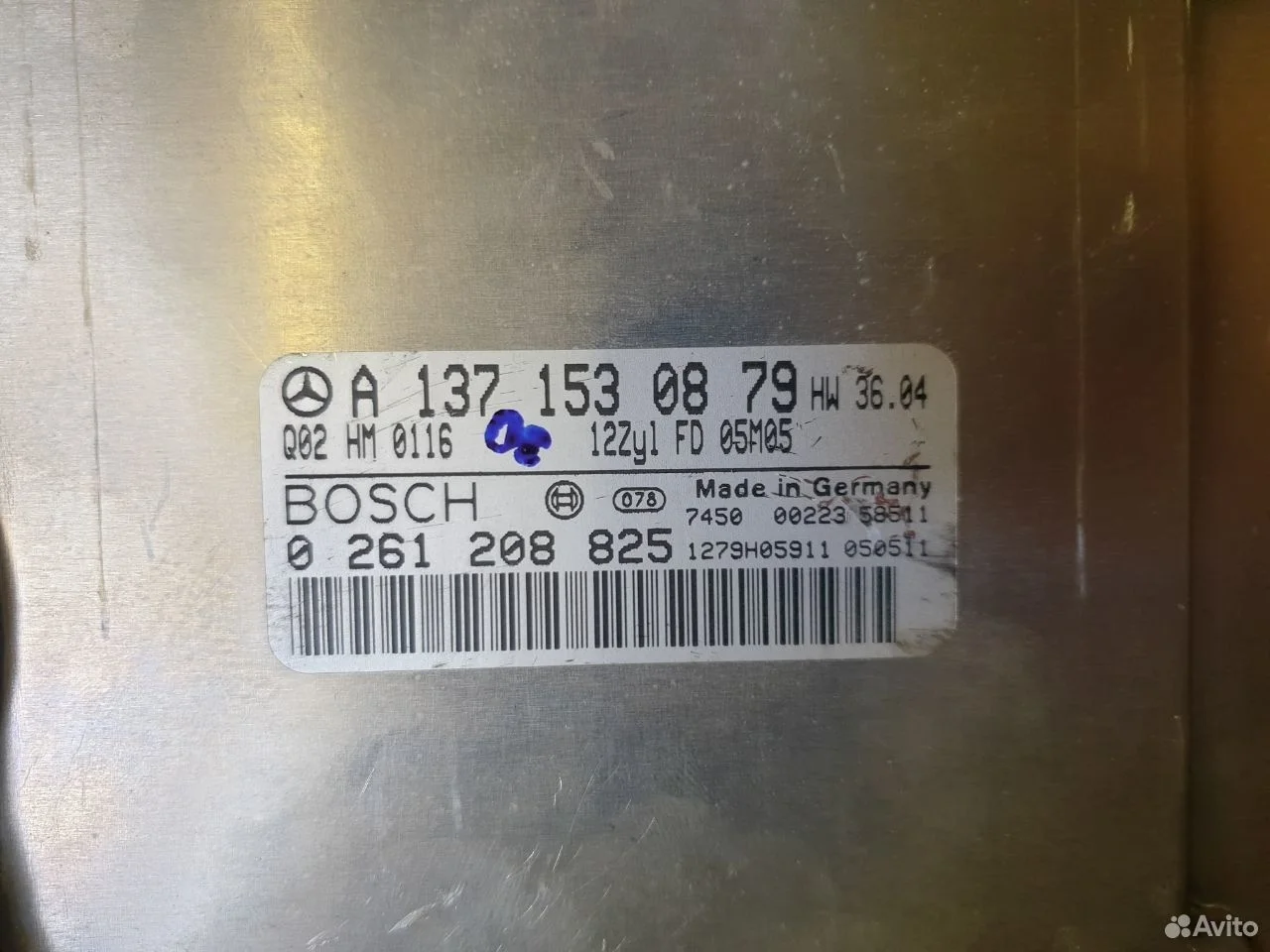 Блок управления двигателем mercedes w220 s600 m137