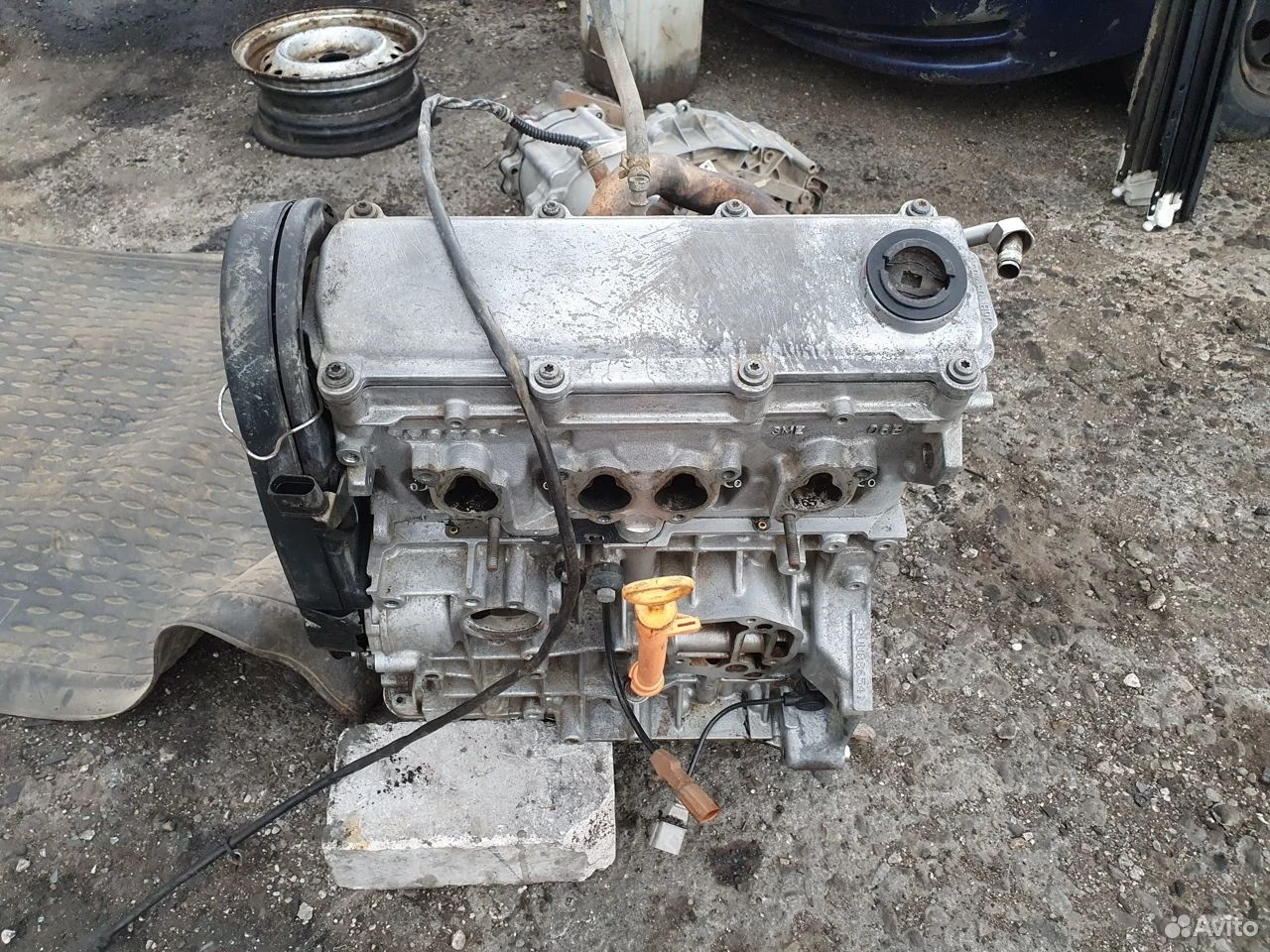 Двигатель avu 1.6 8v vw golf 4 bora jetta октавия