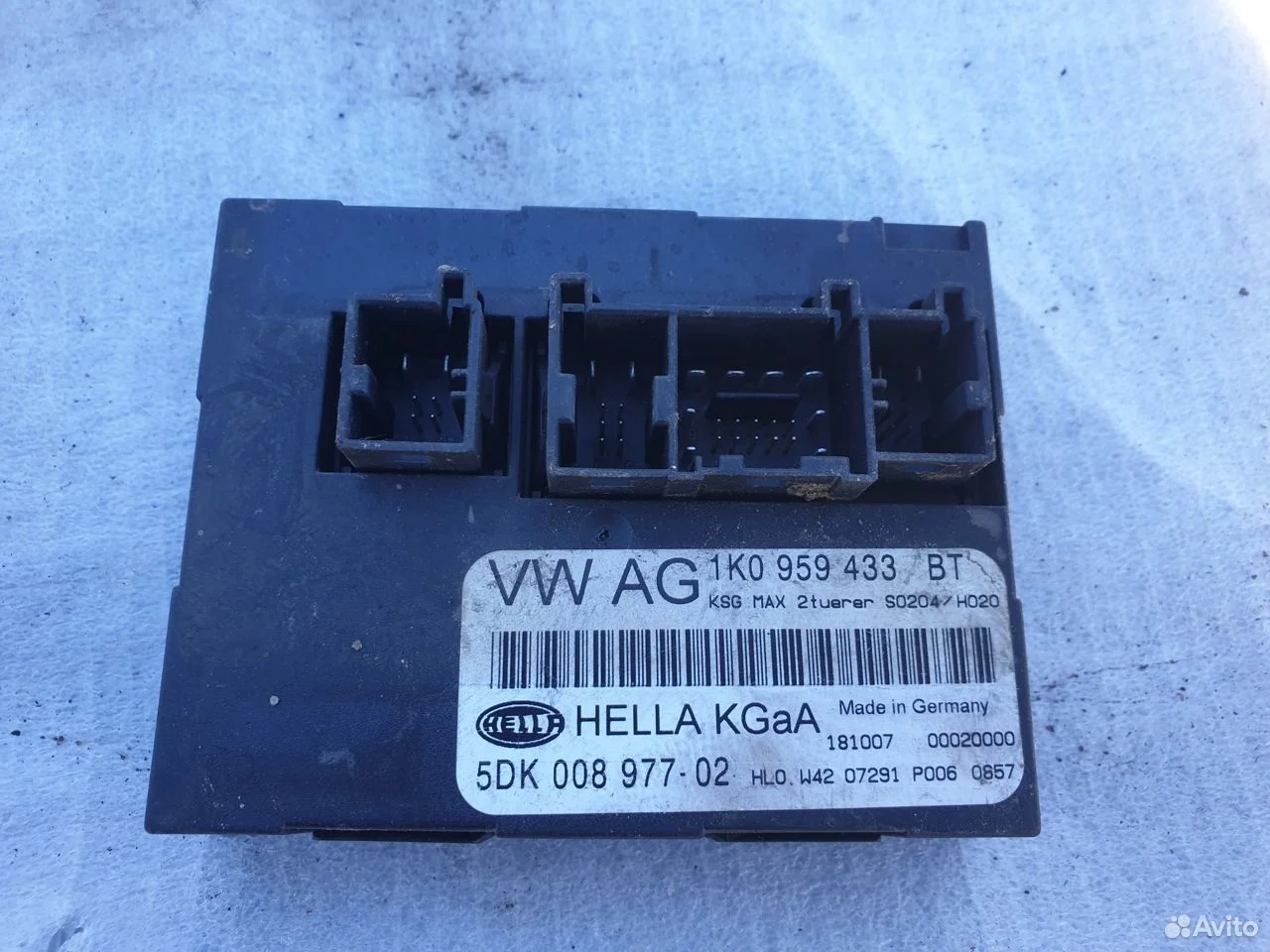 Блок комфорта vw jetta v джетта 5 1k0959433bt
