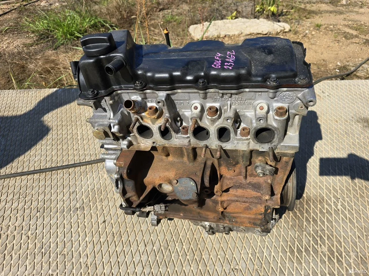 Двигатель vw golf 4 bora jetta vr5 2.3 agz фольксв