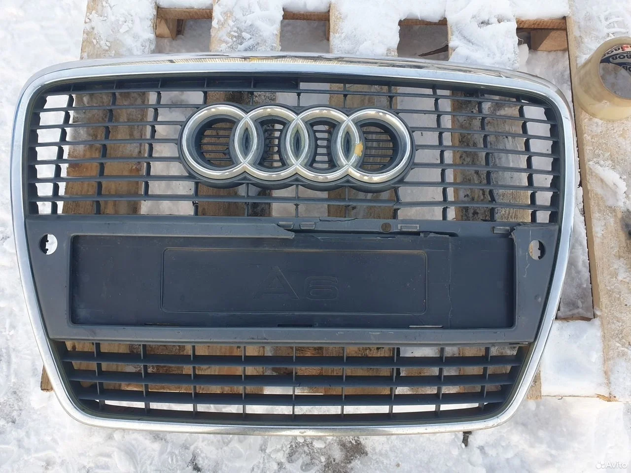 Решетка радиатора audi a6 c6 4f ауди а6 ц6 4ф