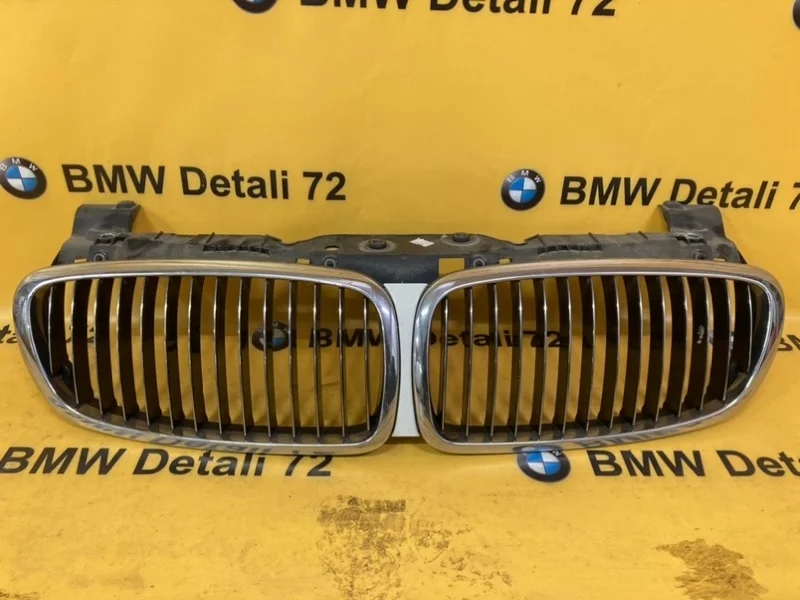 Молдинг решетки радиатора Bmw 7 2005 51137145738 E66 N73B60, передний