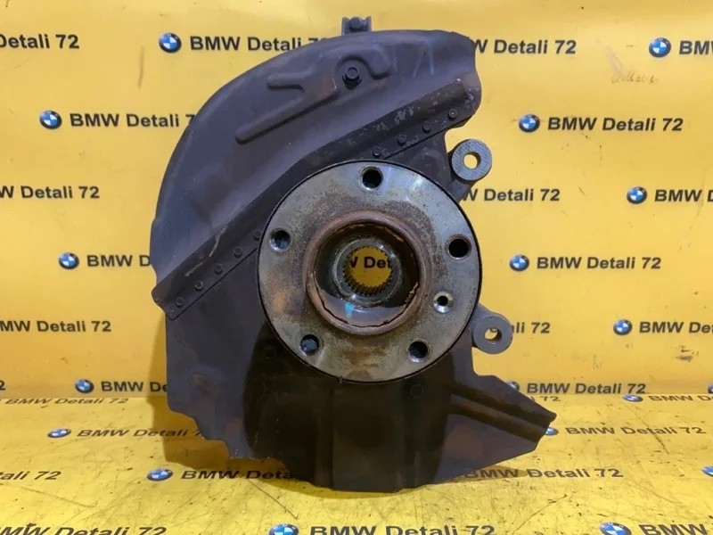 Кулак поворотный Bmw X5 2004 31216761575 E53 M54B30, передний левый