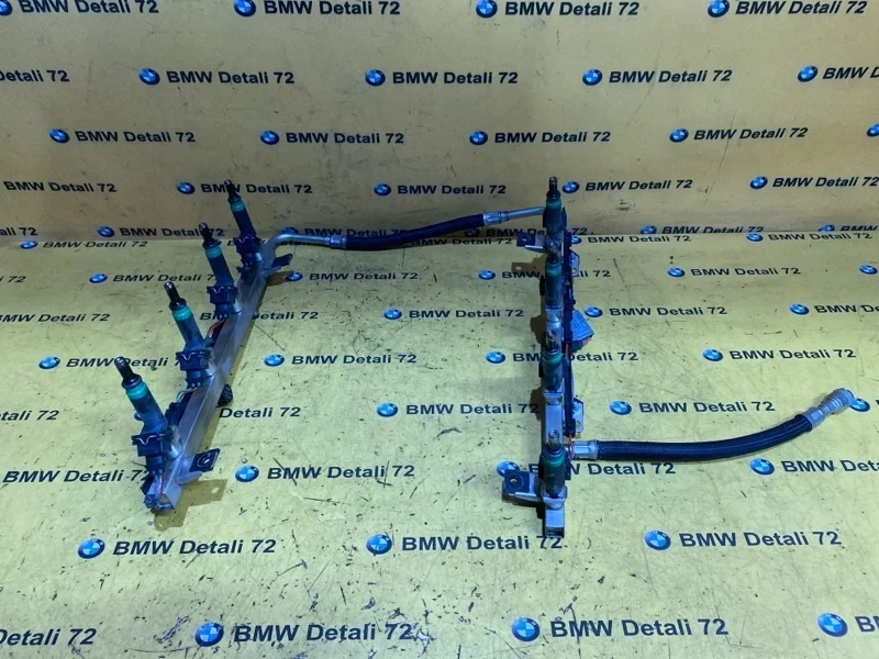 Топливная рампа с форсунками Bmw 7 2004 13537506923 E65 N62B44A