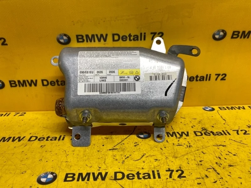 Подушка безопасности в дверь Bmw 5 2006 72126963021 E60 N62B48, передняя левая