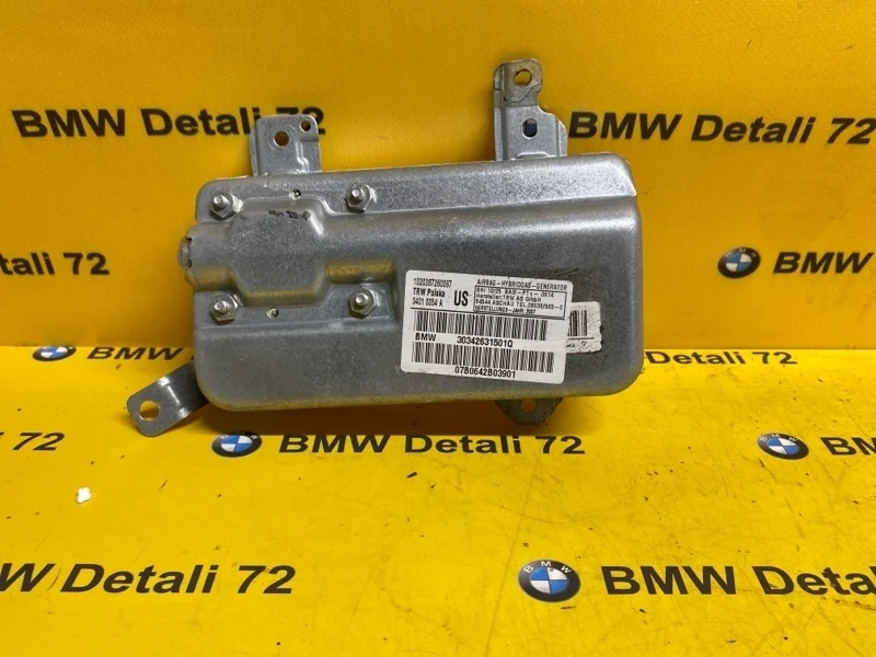 Подушка безопасности в дверь Bmw X3 2007 72123426315 E83 N52B25, передняя левая