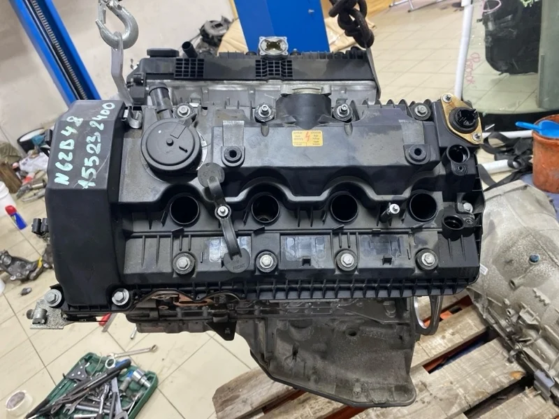 Двигатель n62b48b пробег авто по японии 61000км Bmw 7 2005 11000439106 E65 N62B48