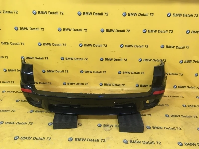 Задний бампер М-тех Bmw X5 2008 51128038275 E70 N52B30, задний